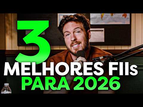 3 MELHORES FUNDOS IMOBILIÁRIOS PARA 2026 | INVISTA com POUCO dinheiro