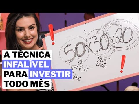 50 x 30 x 20 - TÉCNICA SIMPLES E PODEROSA PARA INVESTIR DINHEIRO! Revelei o meu segredo!