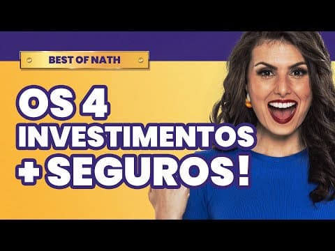 TOP 4 Investimentos SEM RISCO PRA QUEM ESTÁ COMEÇANDO! Investimentos para iniciantes!