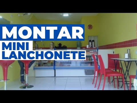 Como montar uma lanchonete pequena/ Lanchonete com pouco dinheiro