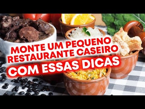8 Passos SIMPLES para montar um pequeno restaurante caseiro