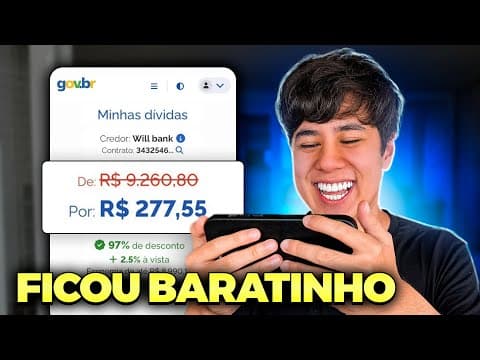 QUITANDO DÍVIDAS COM 97% DE DESCONTO! COMO USAR O DESENROLA BRASIL
