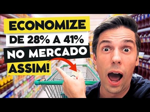 5 SEGREDOS pra ECONOMIZAR NO SUPERMERCADO! Como ECONOMIZAR até 40% no MERCADO com 5 DICAS INFALÍVEIS