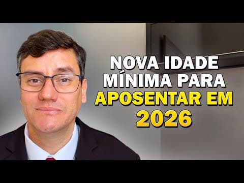 Atenção: Em 2026 teremos mudança na idade para aposentadoria