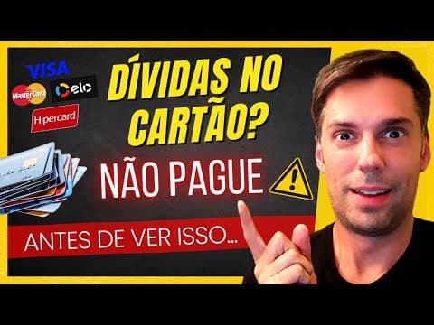 ⚠️ Como NEGOCIAR UMA DÍVIDA DE CARTÃO DE CRÉDITO (sem pagar juros e perder dinheiro) | CONTEI TUDO!