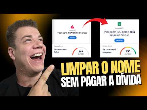 COMO LIMPAR SEU NOME SEM PAGAR A DÍVIDA - 3 FORMAS COMPROVADAS PARA 2025